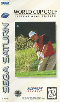 World Cup Golf Professional Edition Sega Saturn US box art